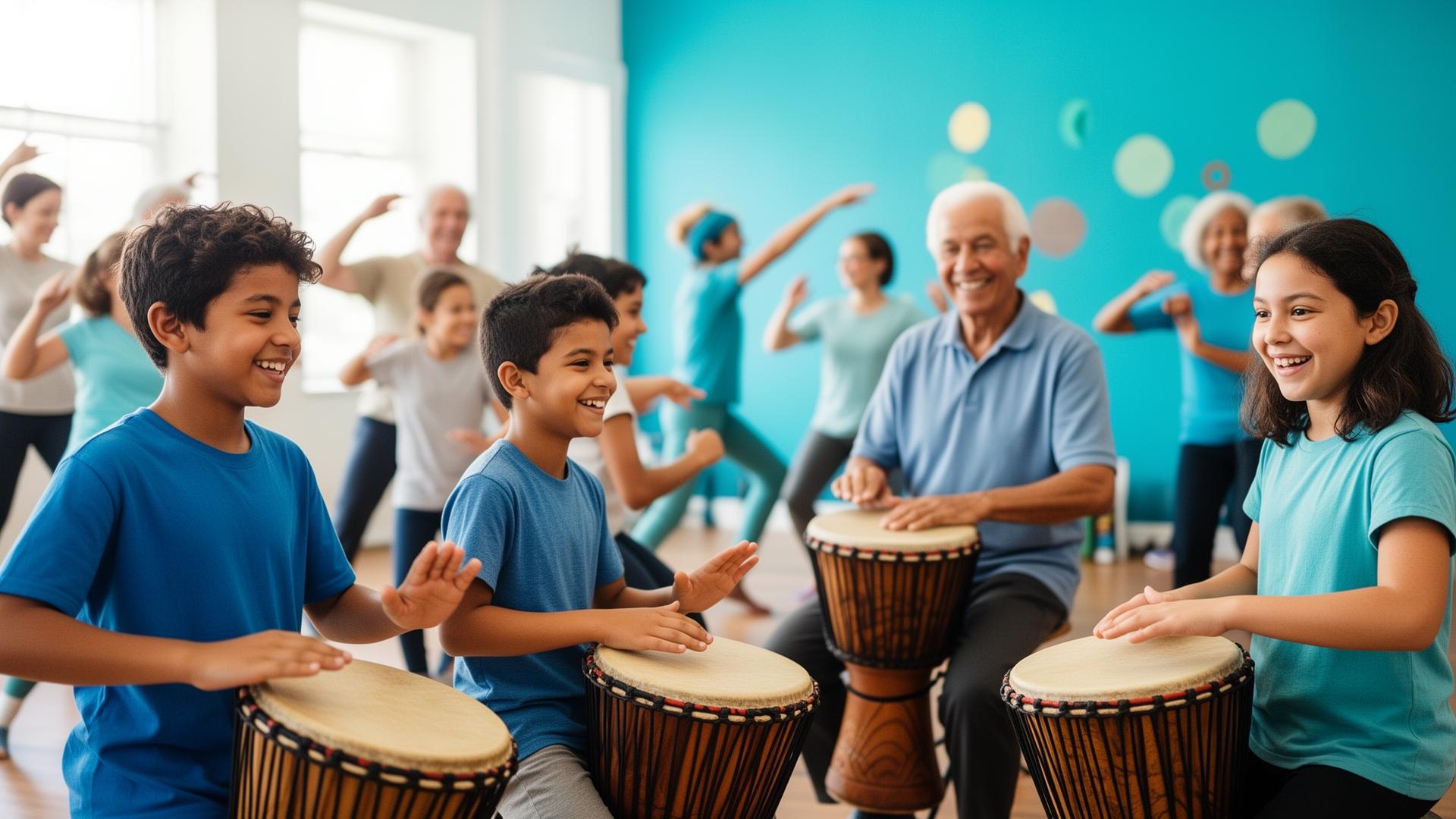 Intergenerational community engagement through rhythm and movement